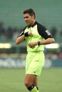 Roberto Rosetti ,Italian soccer referee, during the match